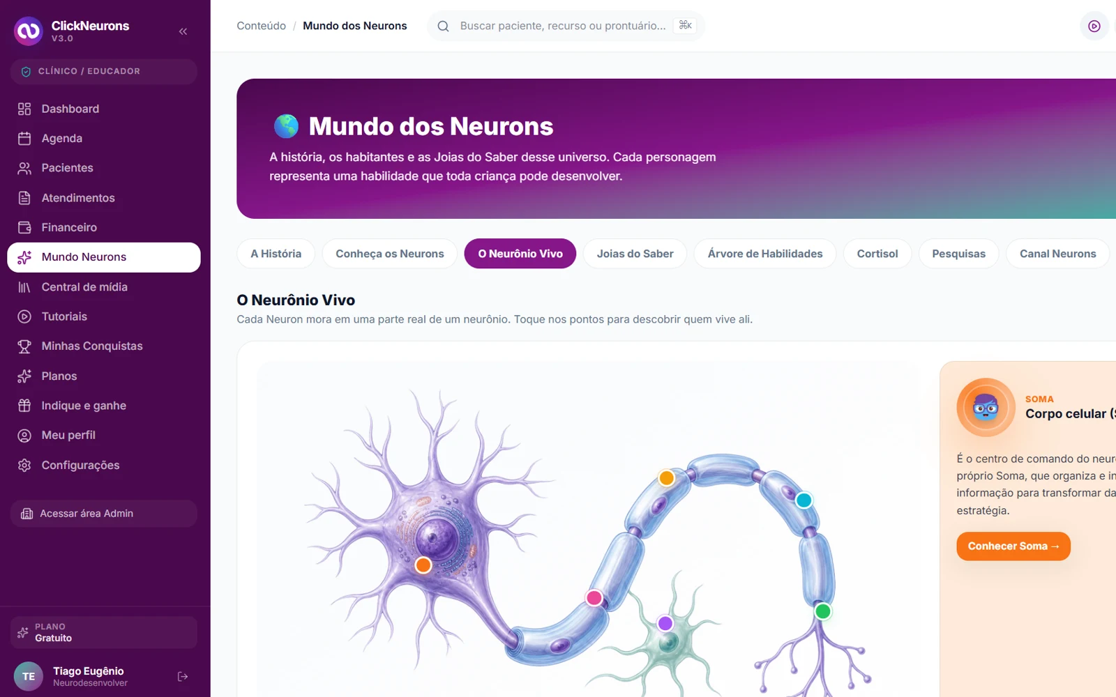 O Neurônio Vivo